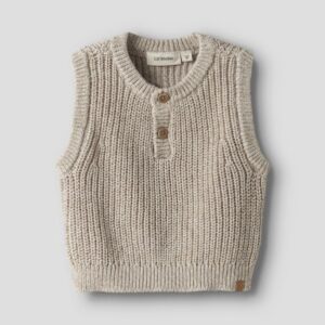 Colete de malha baby Lil Atelier