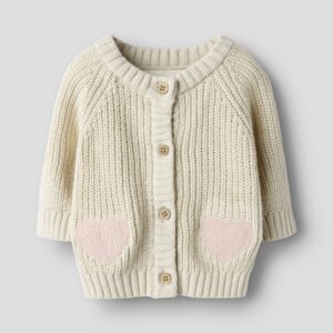 Casaco de malha hearts Lil Atelier