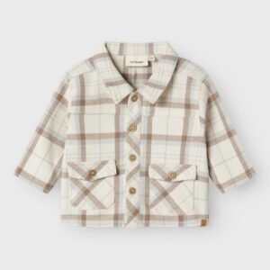 Overshirt xadrez Lil Atelier