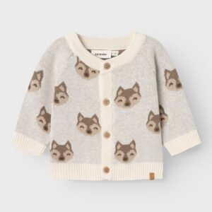 Casaco de malha wolf Lil Atelier